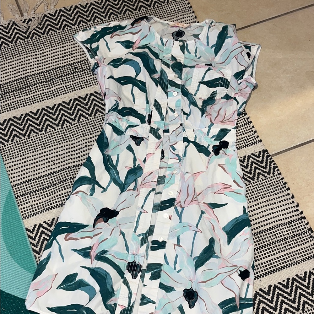 TORI BURCH Floral Button-Up Dress